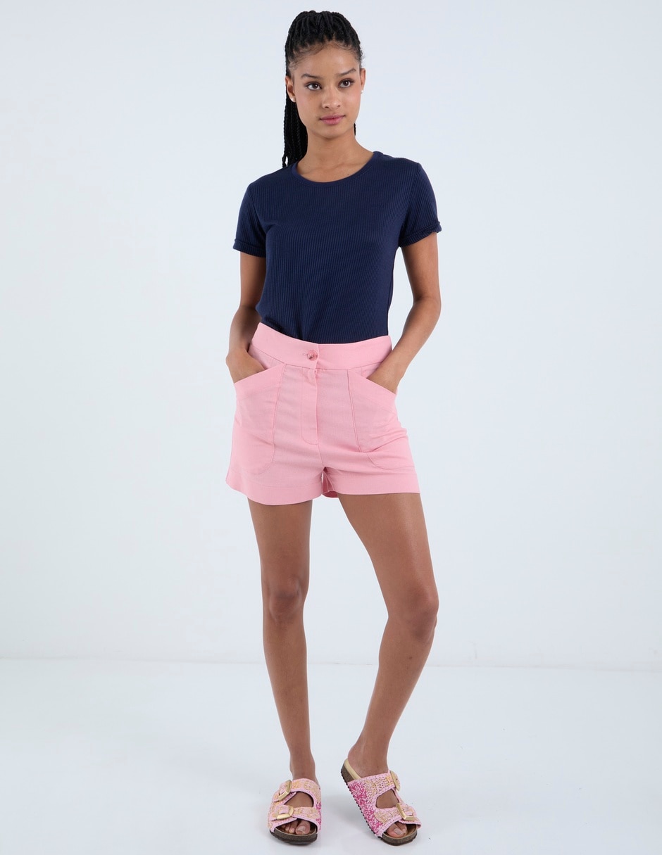 Playera manga corta aéropostale cuello redondo para mujer