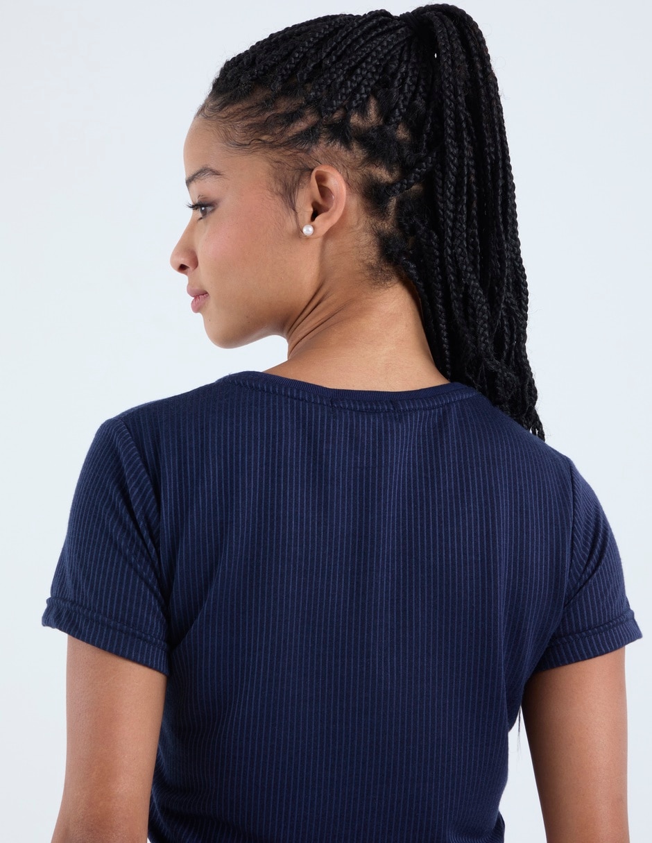 Playera manga corta aéropostale cuello redondo para mujer