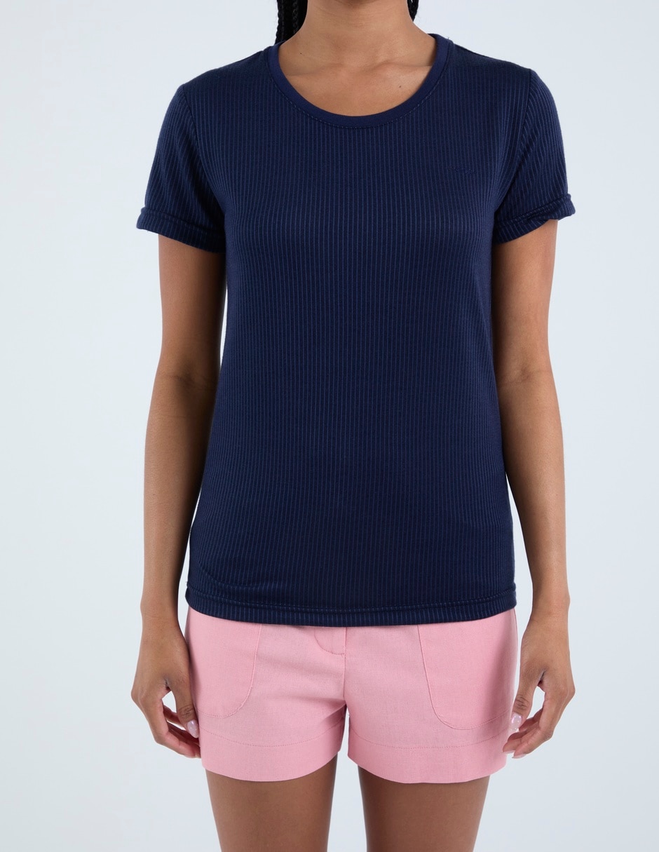 Playera manga corta aéropostale cuello redondo para mujer