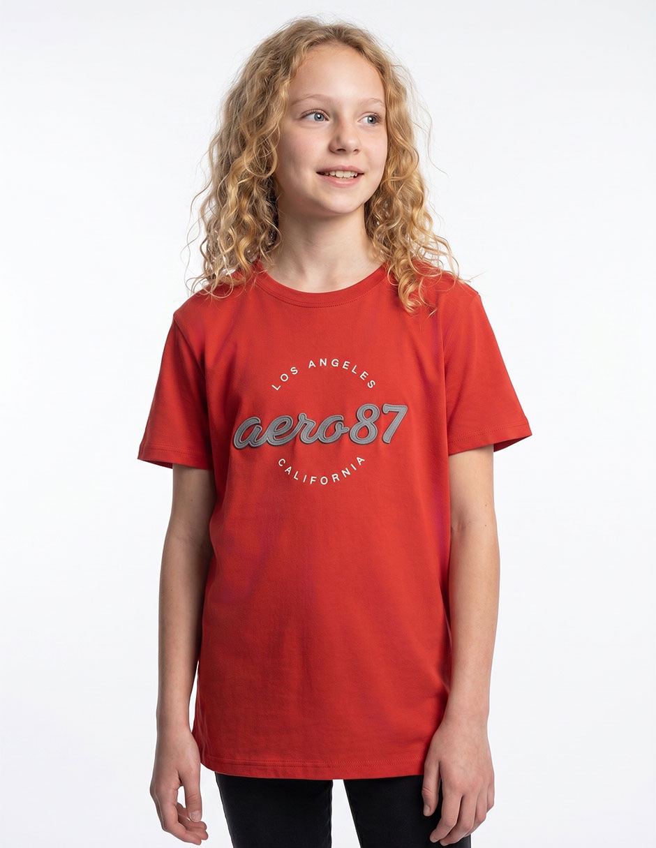 Playera manga corta cuello redondo para mujer 1
