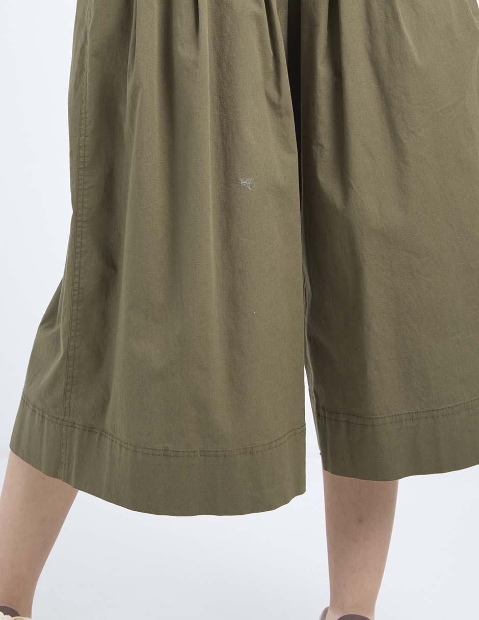 Pantalón coulotte aeropostale amplio para mujer