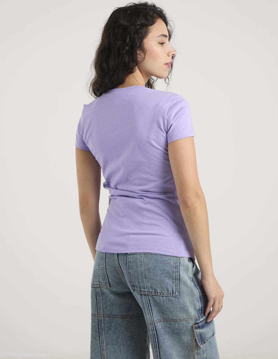 Playera manga corta Aéropostale cuello redondo para mujer