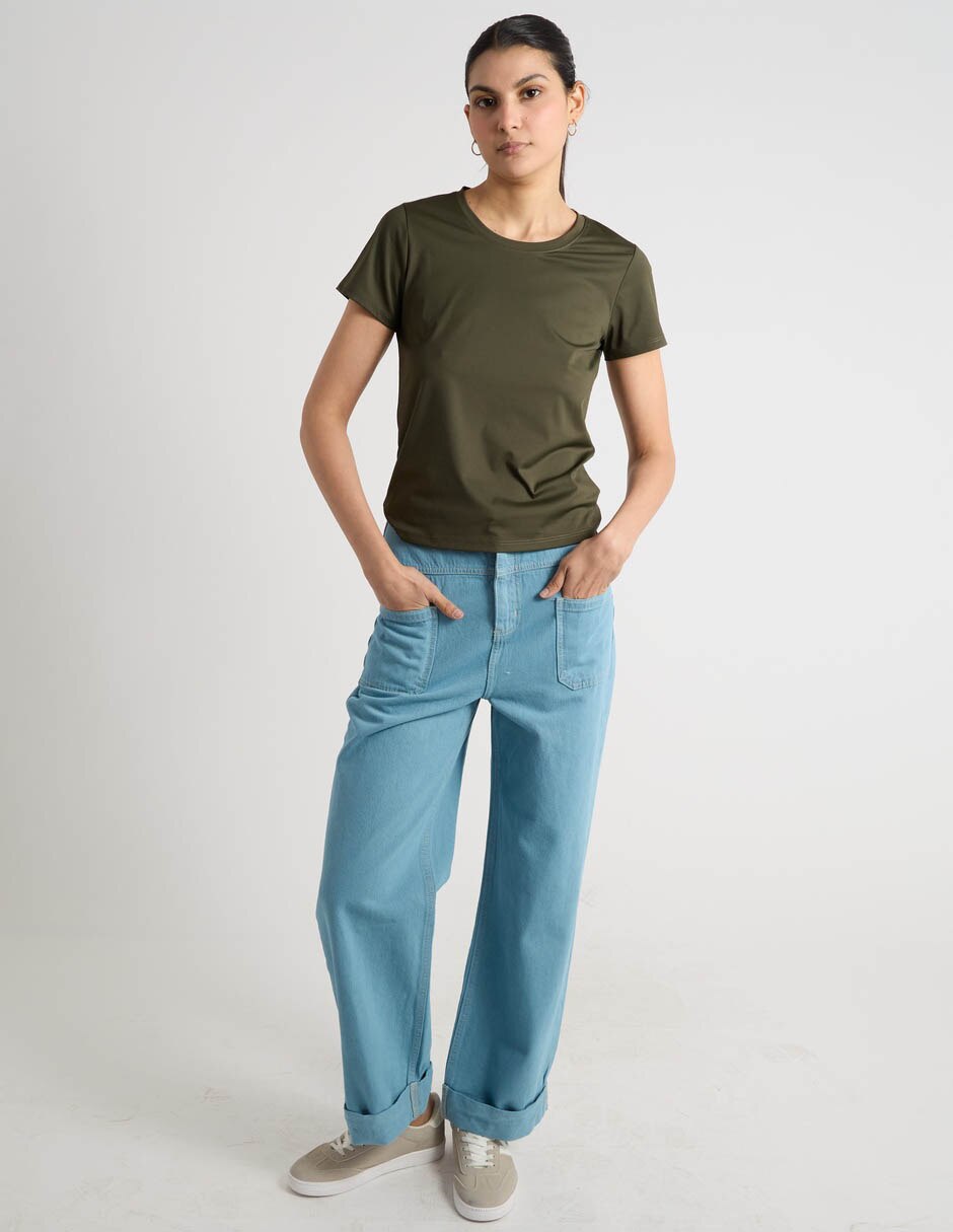 Jeans wide legpara mujer 4