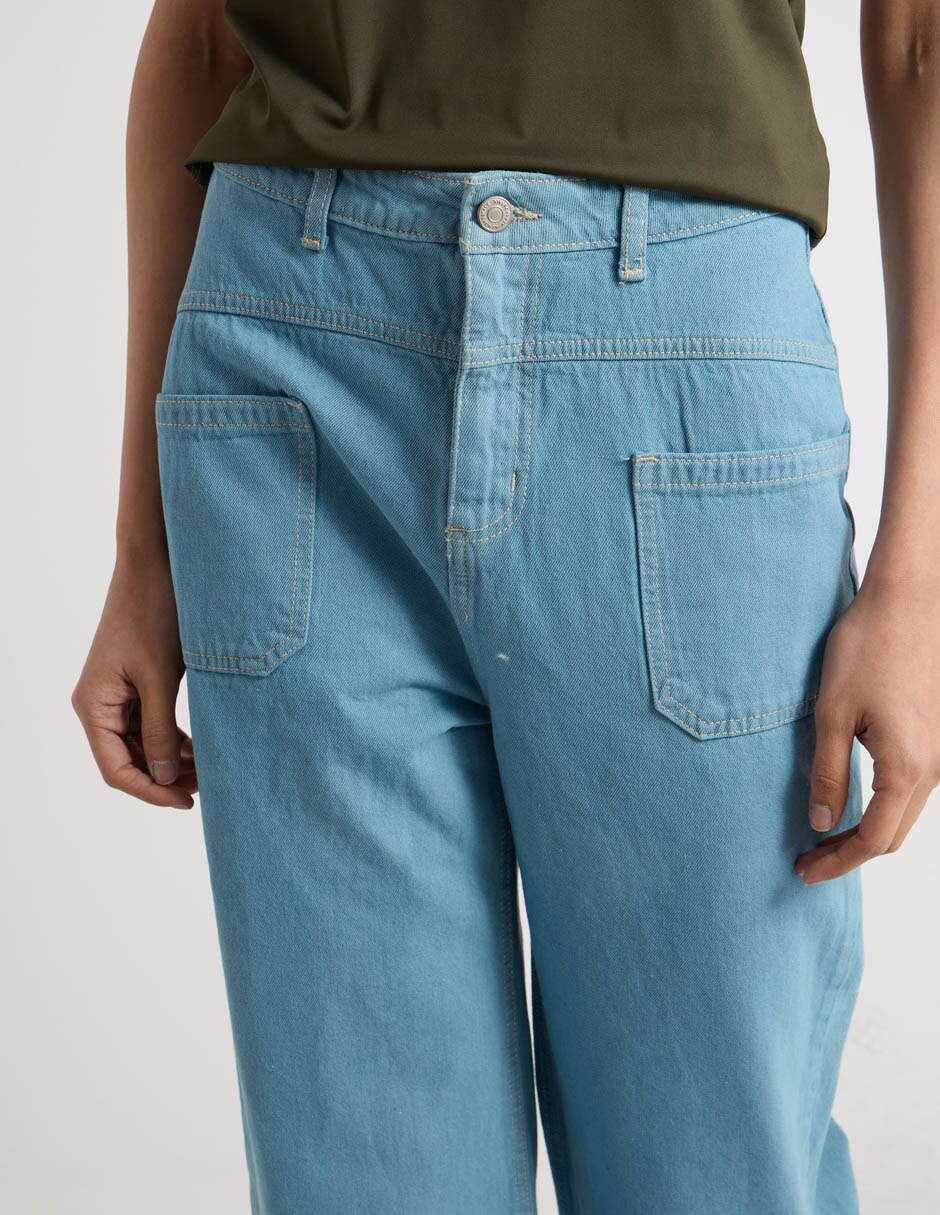 Jeans wide legpara mujer 6