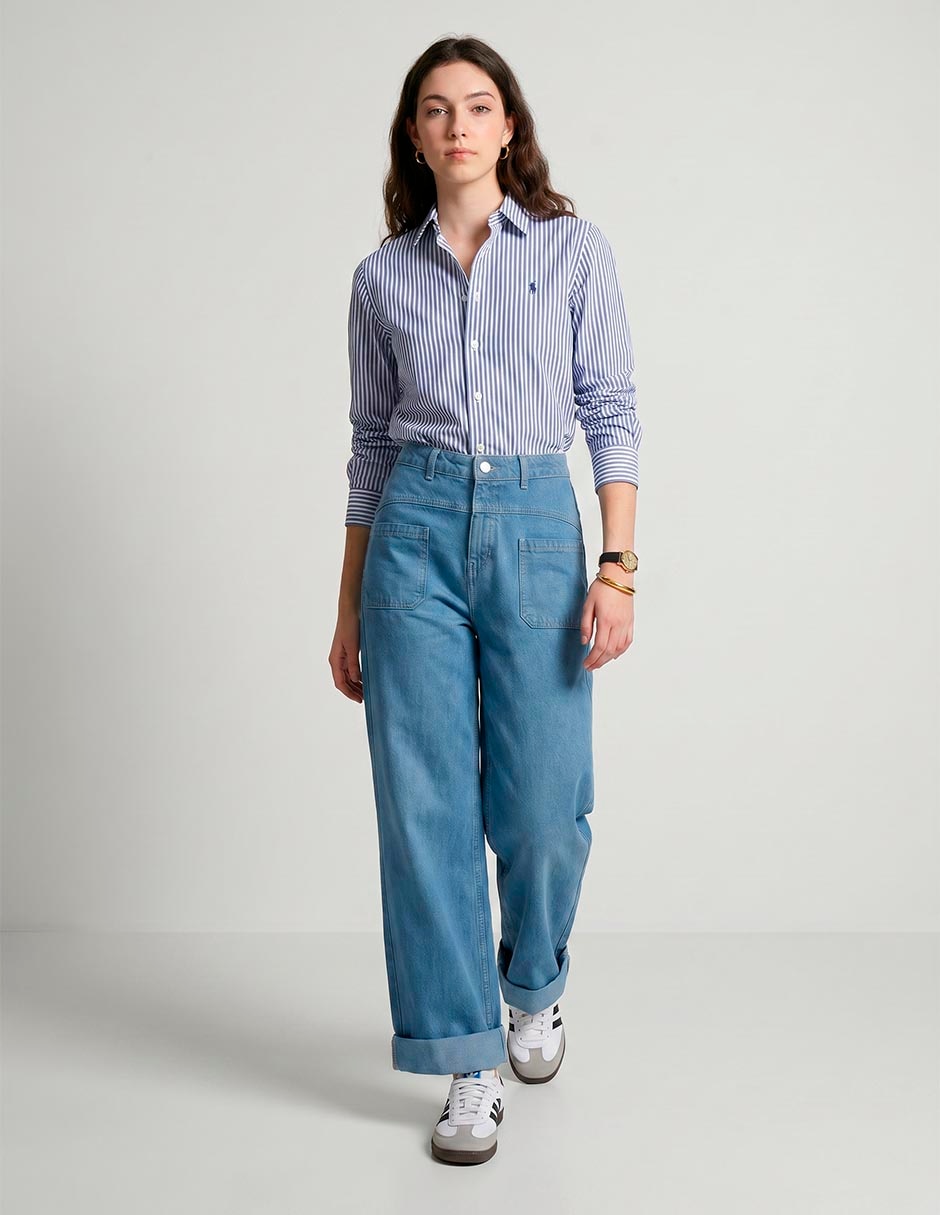 Jeans wide leg para mujer