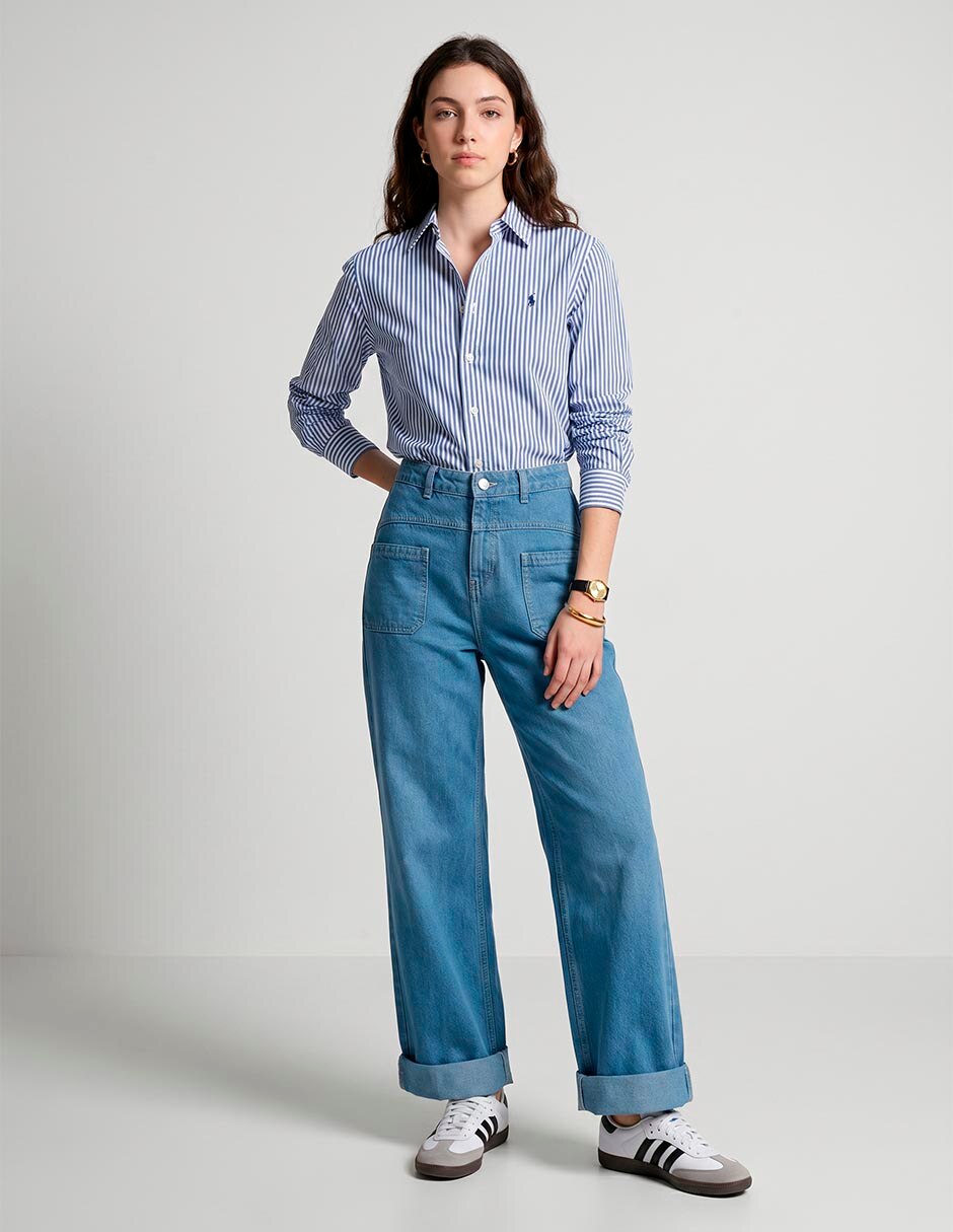 Jeans wide legpara mujer 9