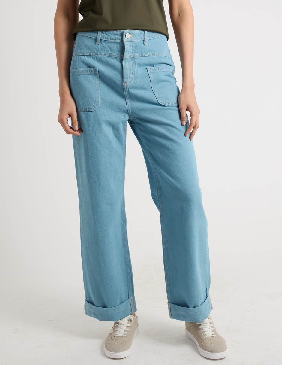 Jeans wide legpara mujer