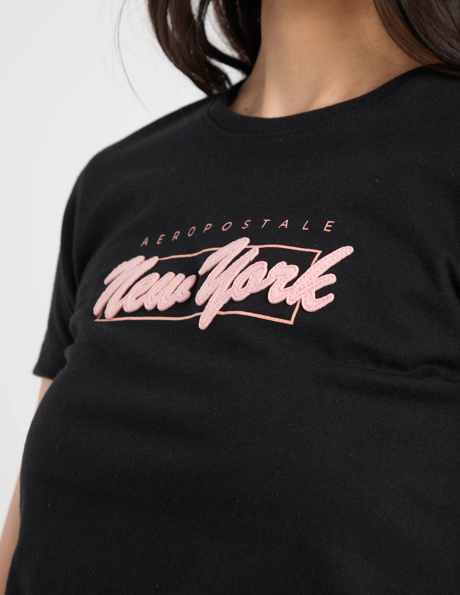 Playera manga corta Aero cuello redondo para mujer