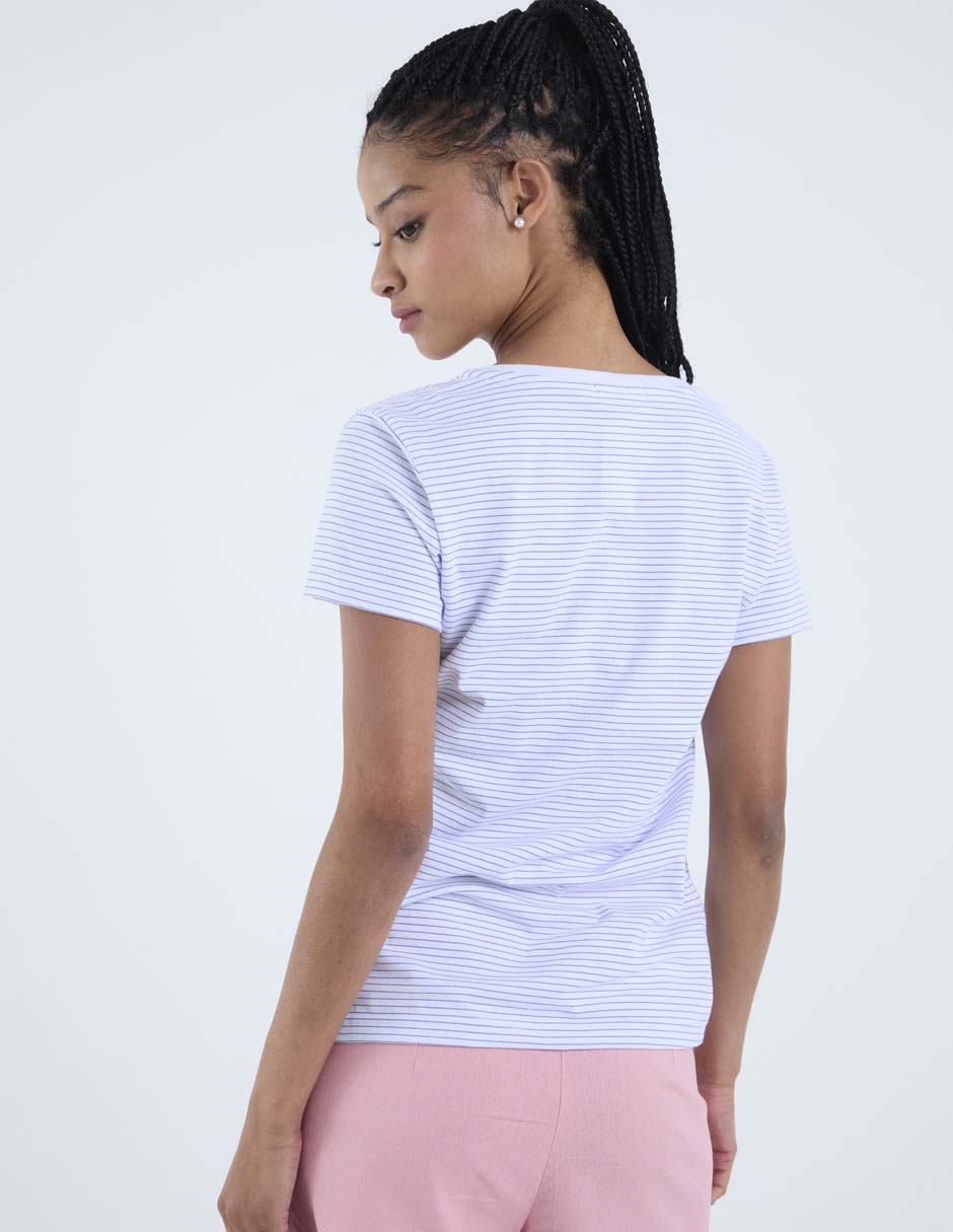 Playera manga corta Aero cuello redondo para mujer 2