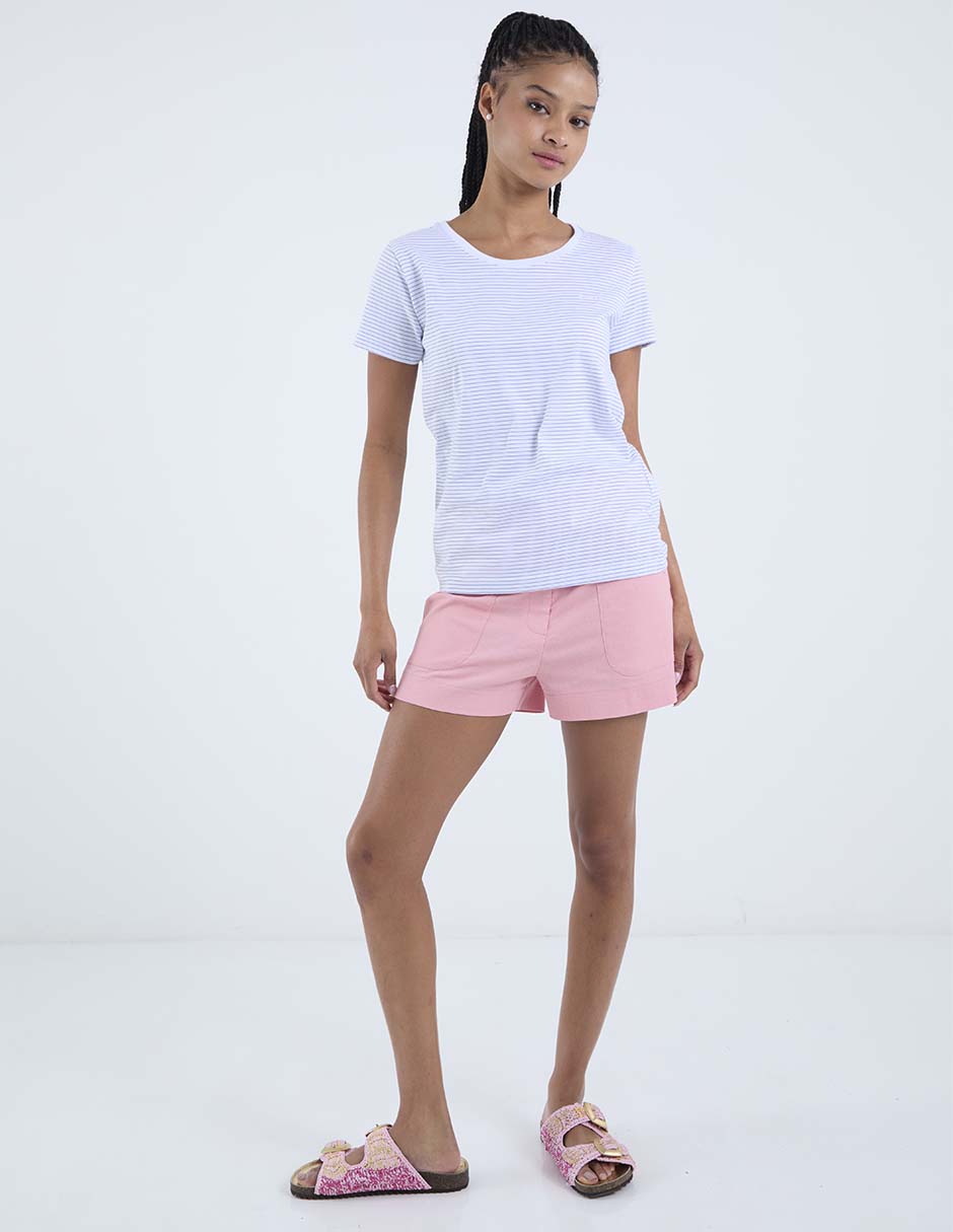 Playera manga corta Aero cuello redondo para mujer 3