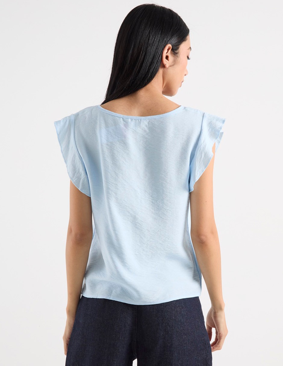 Blusa manga corta para mujer 2