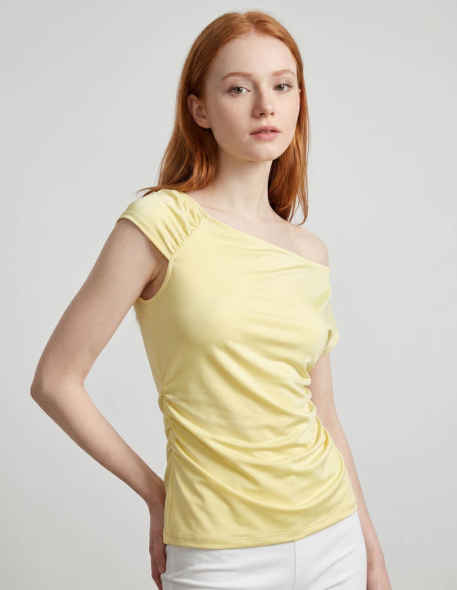 Blusa manga corta para mujer