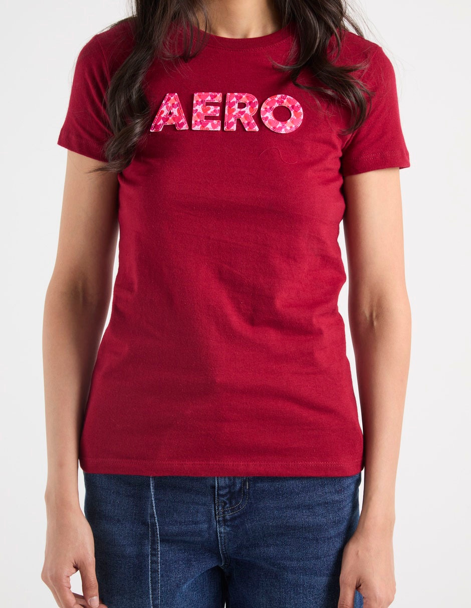Playera manga corta cuello redondo para mujer 3