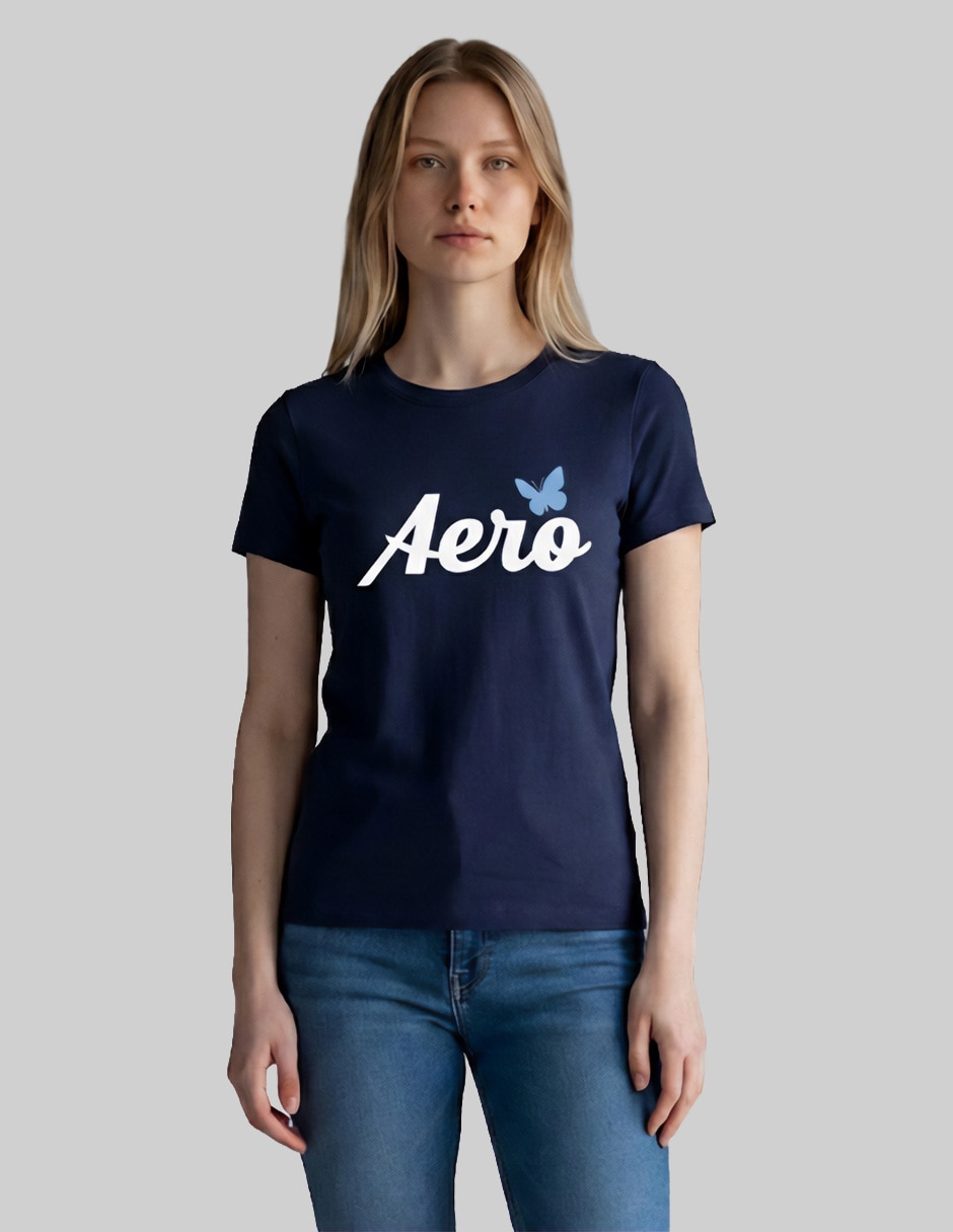 Manga corta ropa cuello redondo para mujer