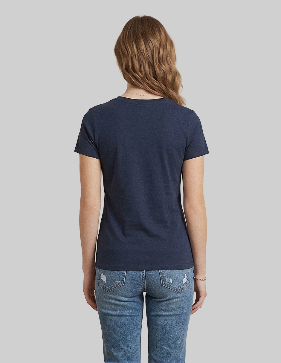 Manga corta ropa cuello redondo para mujer 3