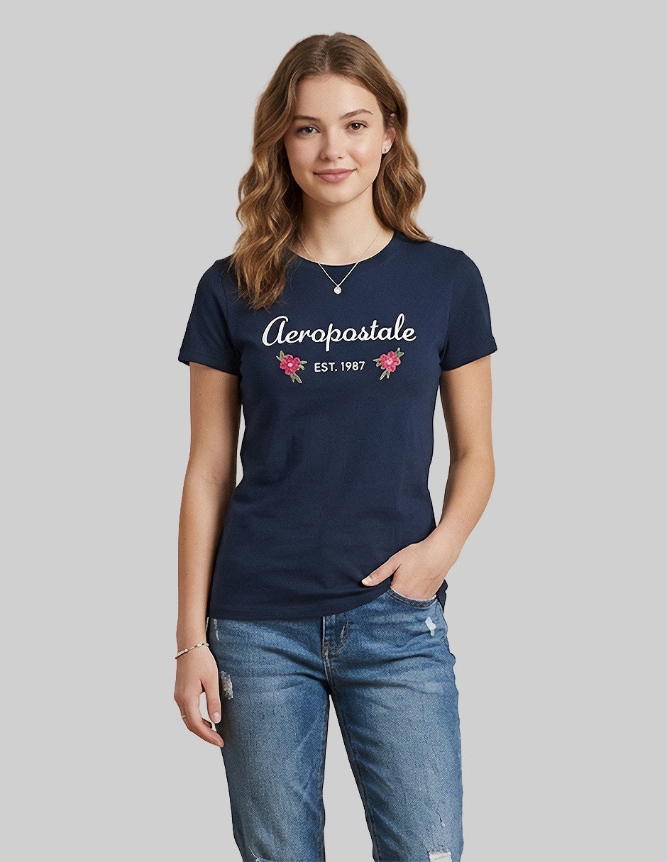 Playera manga corta Ropa cuello redondo para mujer Playera manga corta Ropa cuello redondo para mujer