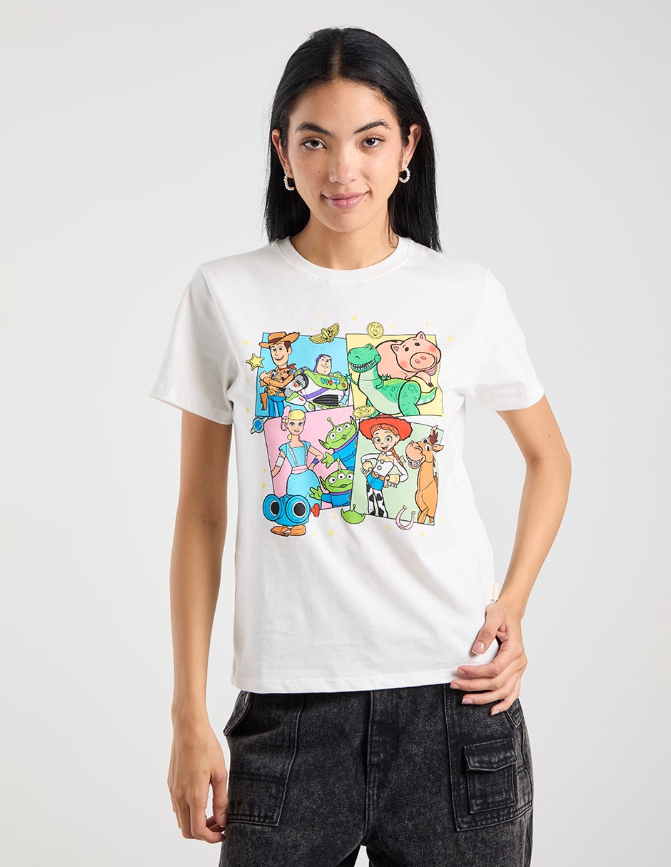 Playera Aéropostale cuello redondo manga corta para mujer Playera Aéropostale cuello redondo manga corta para mujer