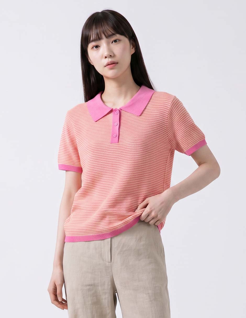 Playera tipo polo that's it para mujer