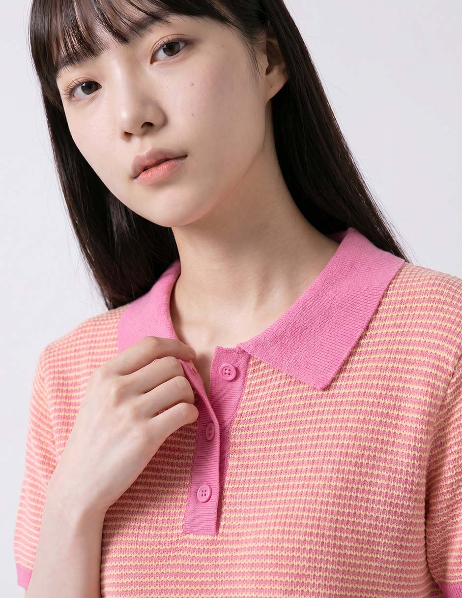 Playera tipo polo that's it para mujer