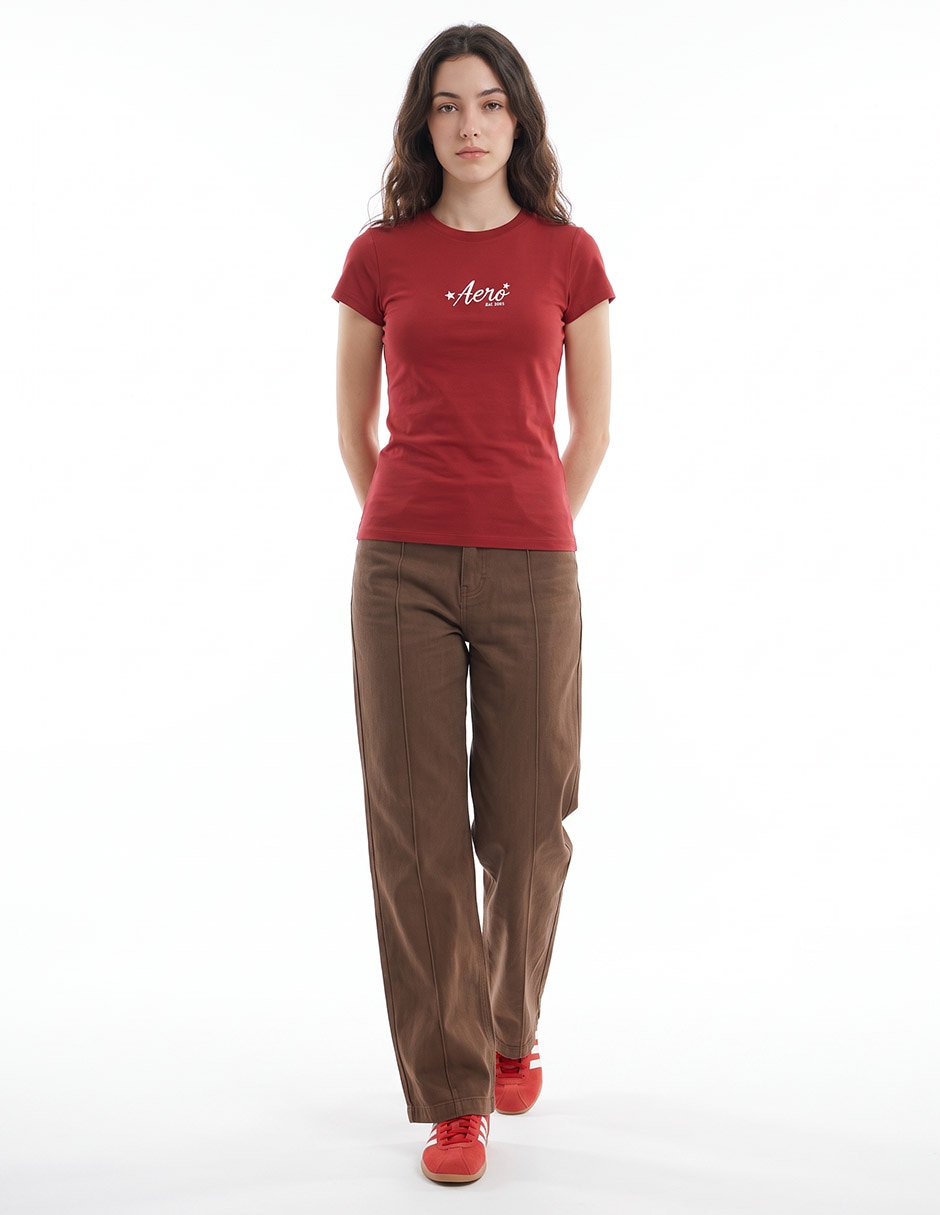 Playera manga corta that´s it cuello redondo para mujer 3