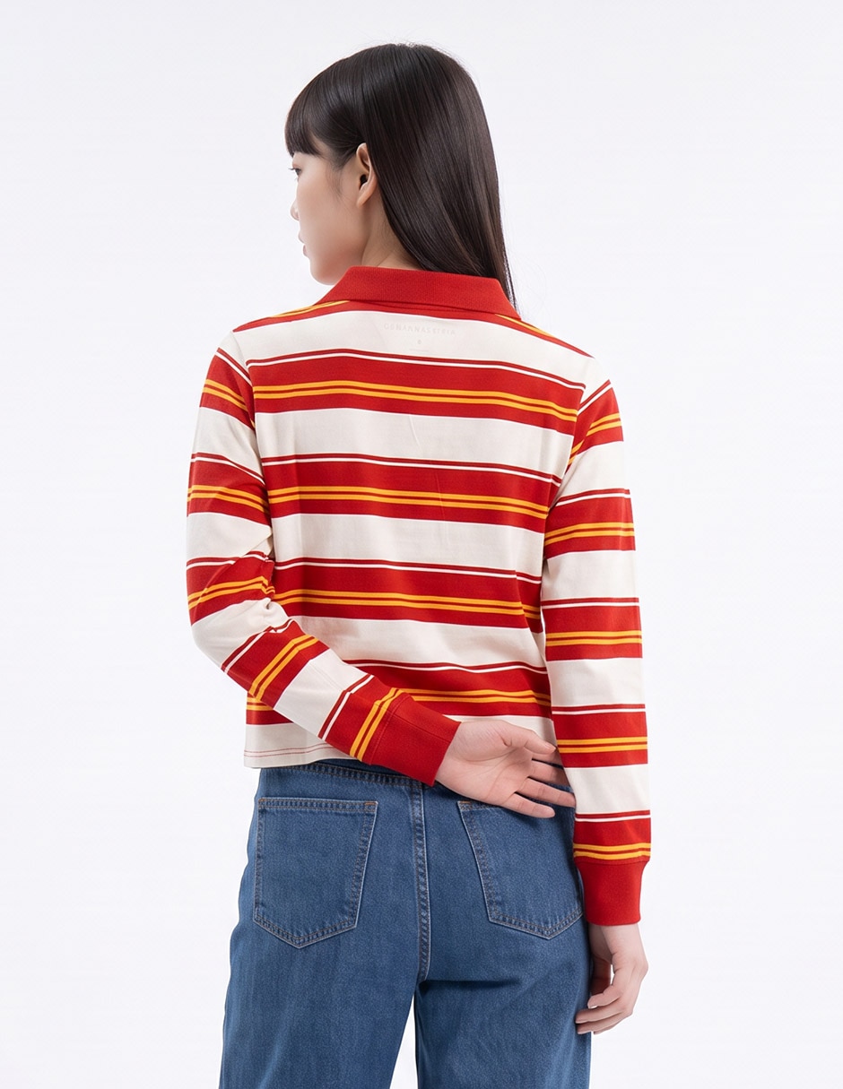 Playera tipo polo para mujer 4