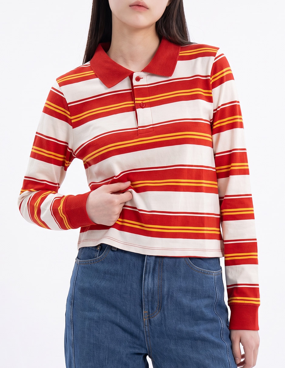 Playera tipo polo para mujer 2