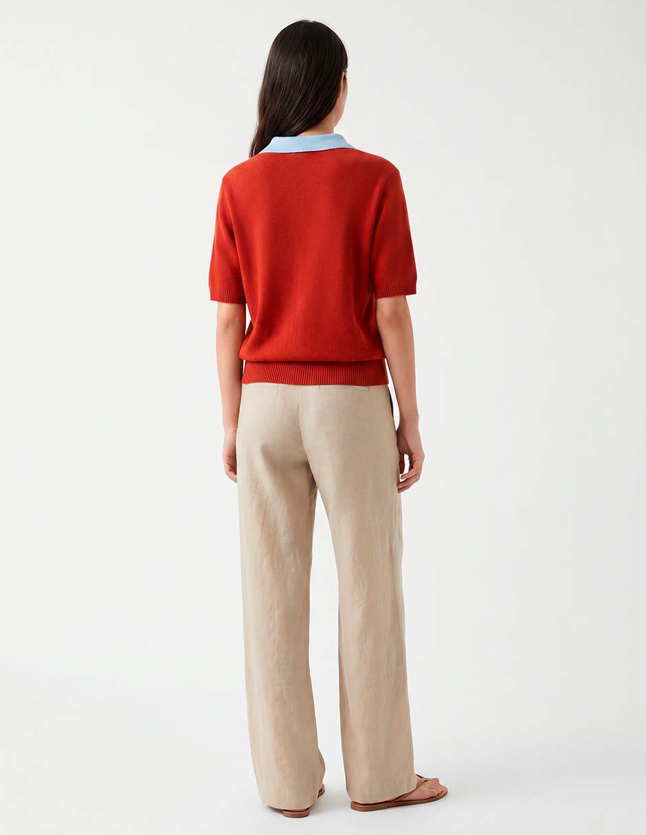Playera tipo polo That's It para mujer