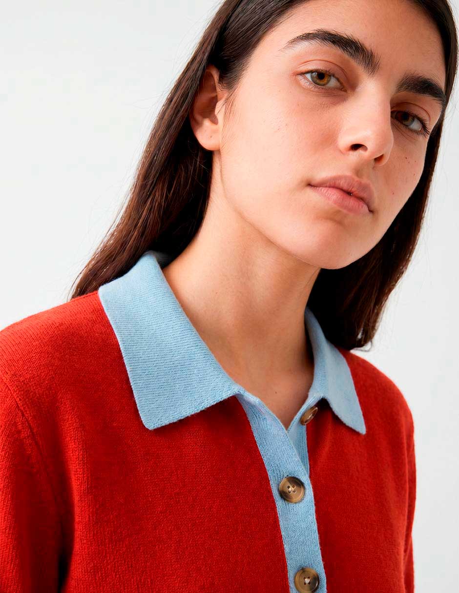 Playera tipo polo That's It para mujer