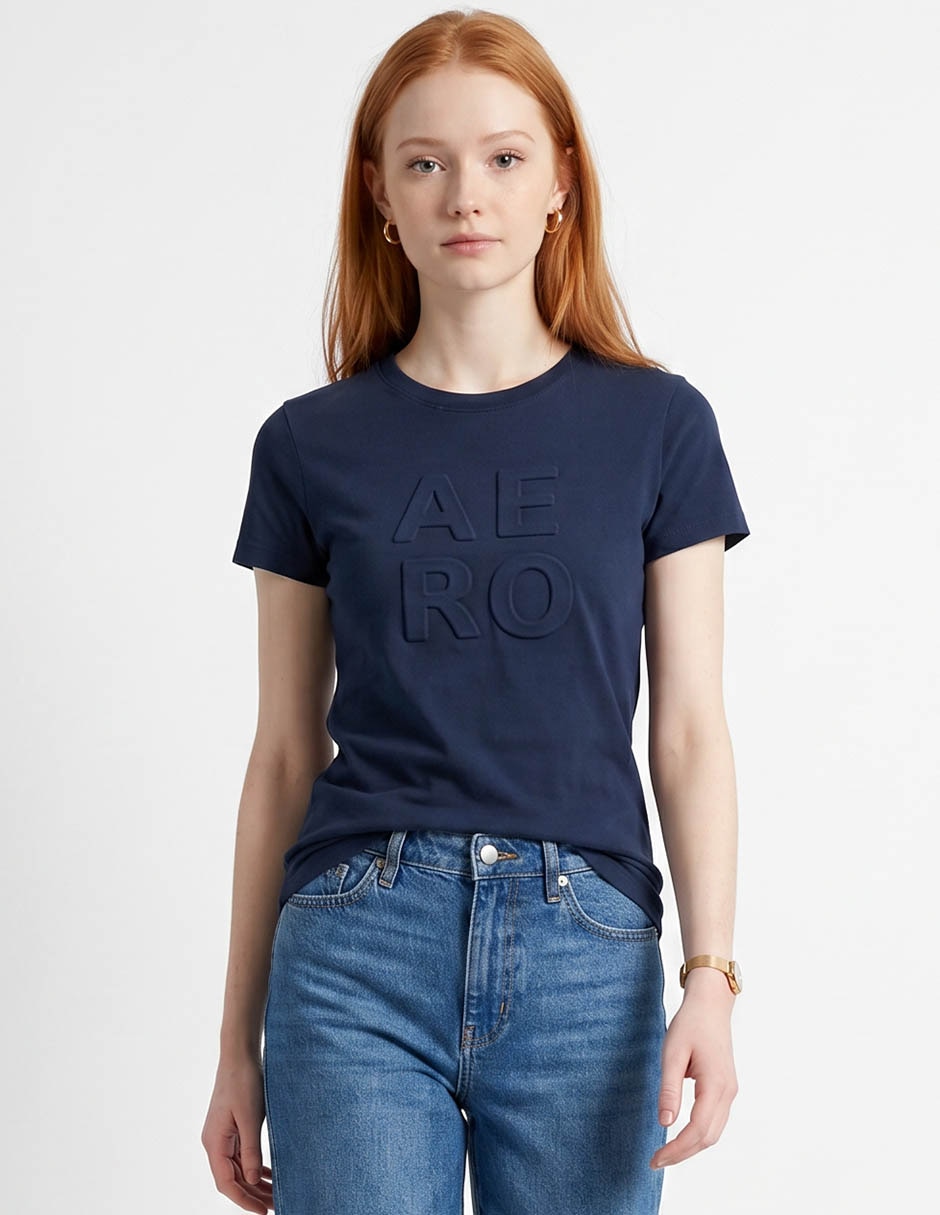 Playera cuello redondo para mujer