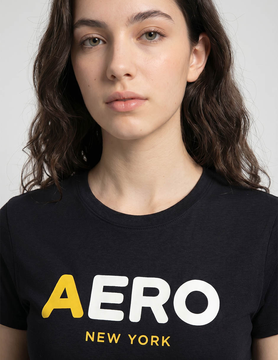 Playera manga corta cuello redondo para mujer 3