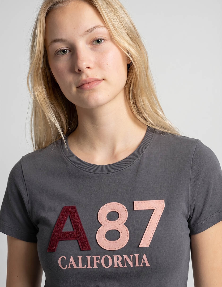 Playera manga corta Aero cuello redondo para mujer