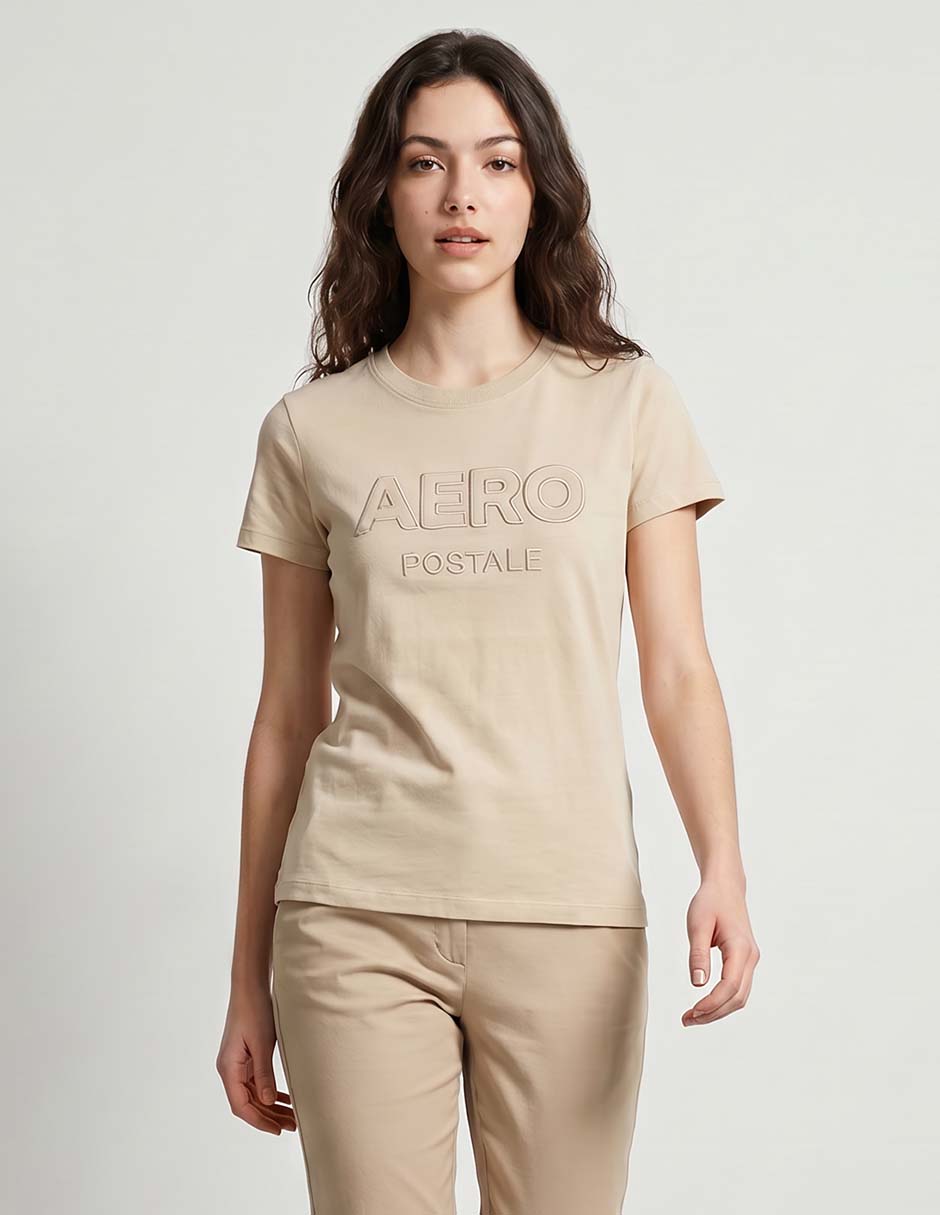 Playera manga Corta PRIMAVERA cuello Redondo para mujer