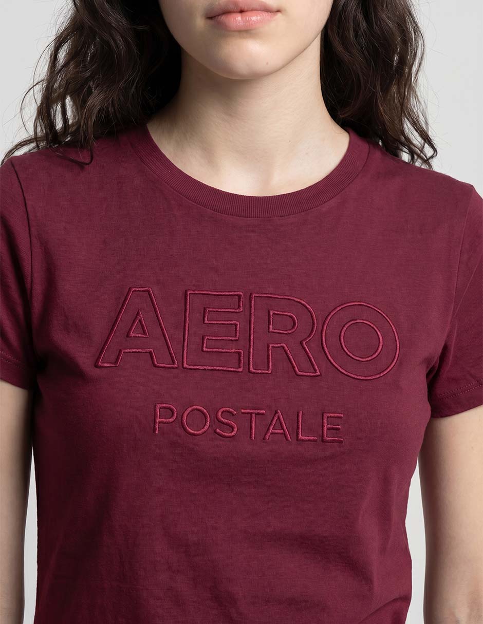 Playera manga corta Aero cuello redondo para mujer