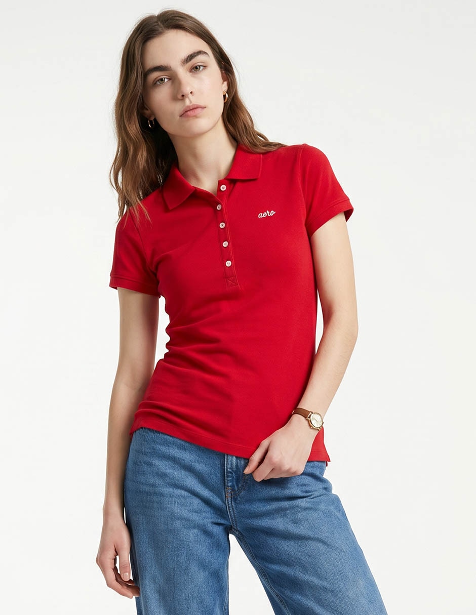 Playera tipo polo Aéropostale para mujer