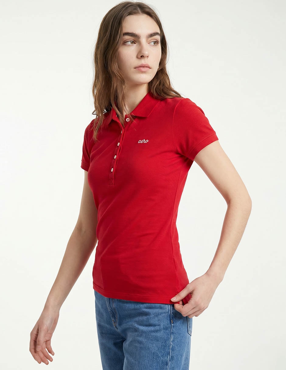 Playera tipo polo Aéropostale para mujer
