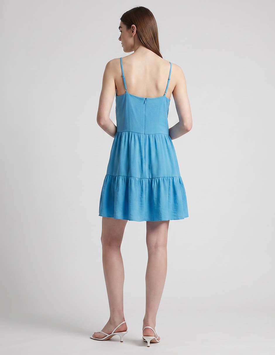 Vestido arriba de la rodilla casual para mujer 2