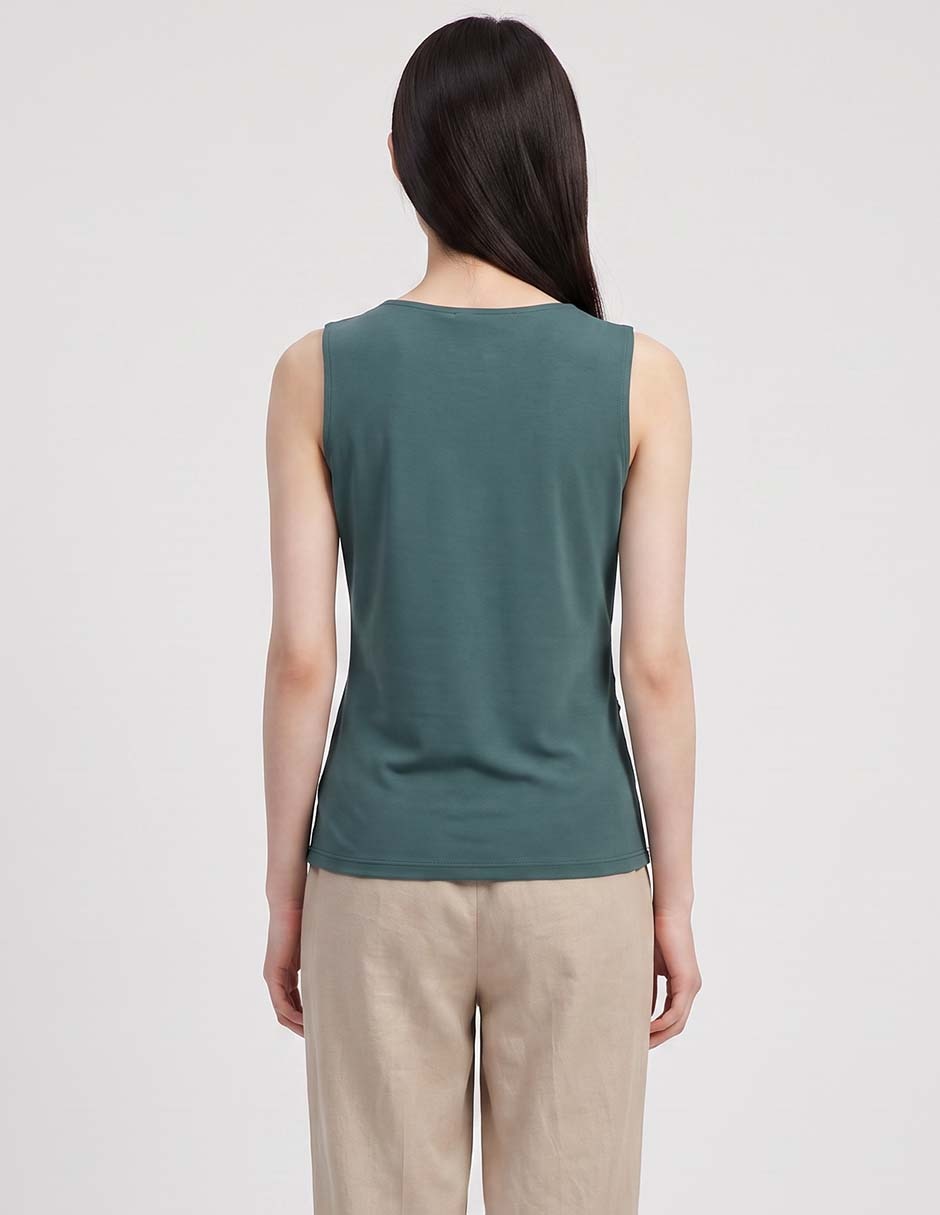 Blusa sin manga para mujer 2