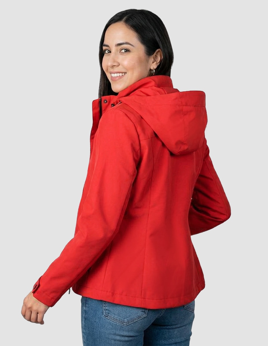 Chamarra casual aéropostaleimpermeable para mujer 3