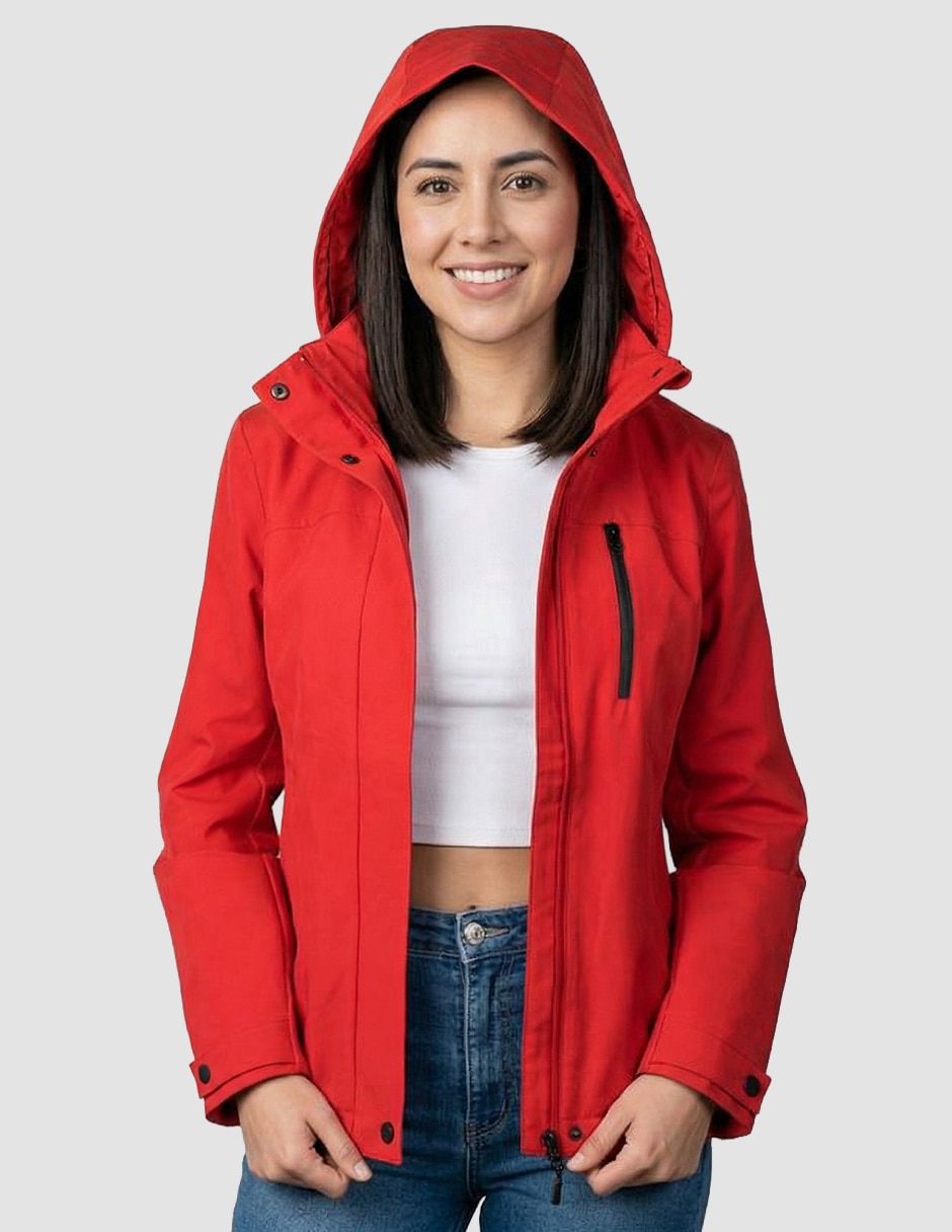 Chamarra casual aéropostaleimpermeable para mujer 4