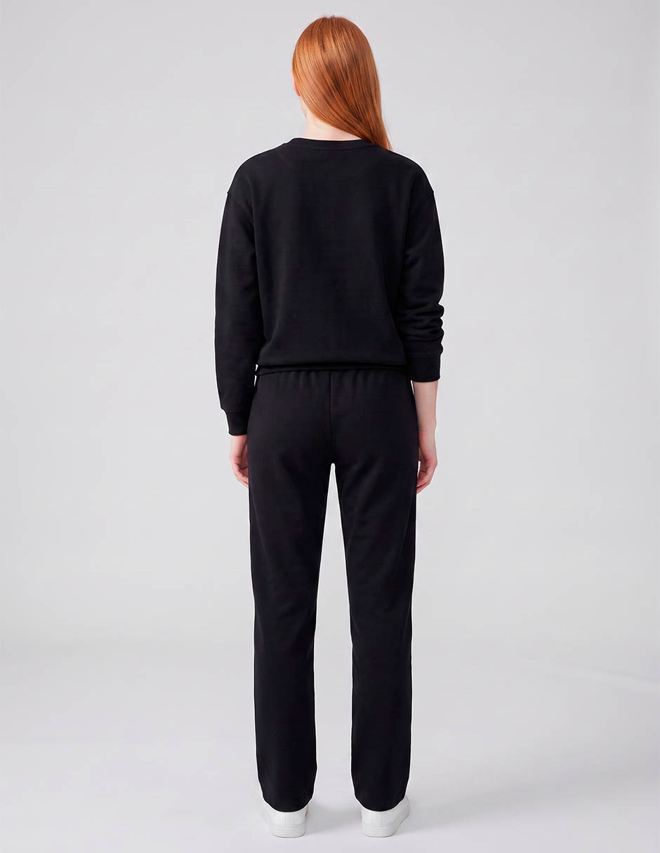 Pants straight con jareta para mujer 2