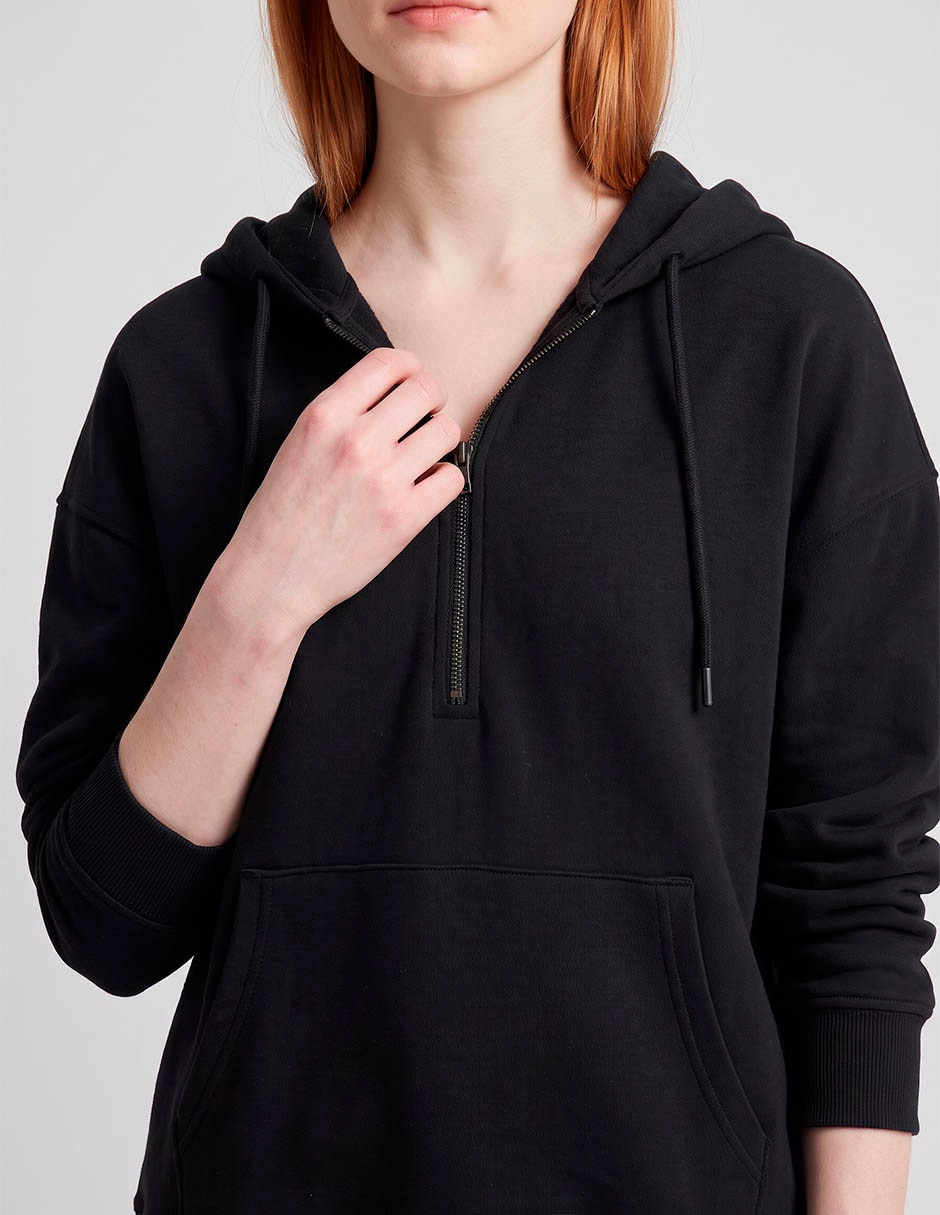 Sudadera con capucha y bolsa para mujer 3