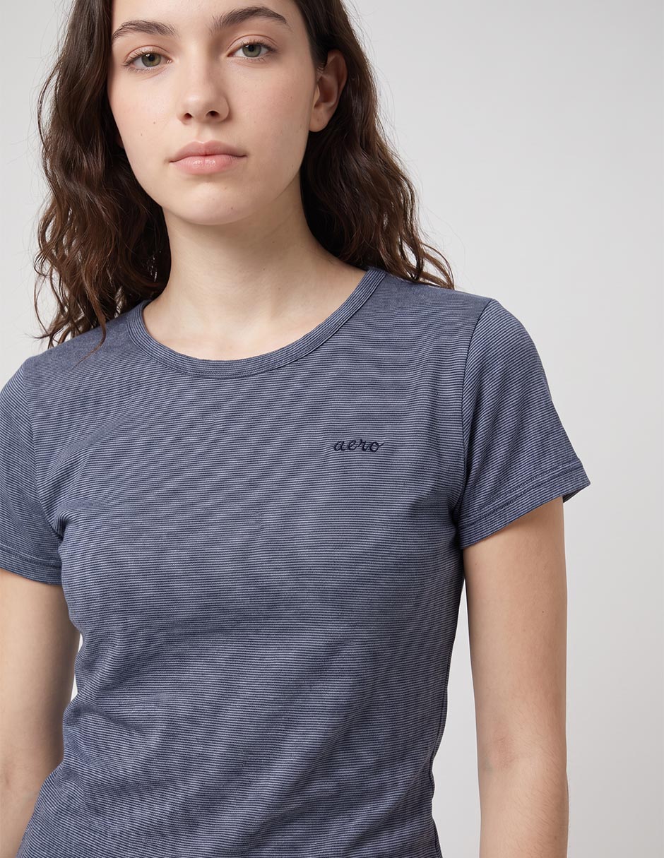 Playera manga corta cuello redondo mujer 4