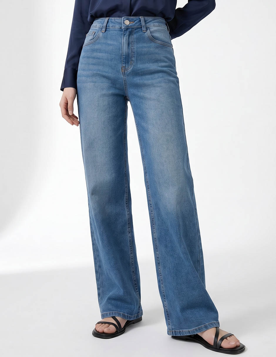 Jeans Aéropostale jogger wide leg para mujer