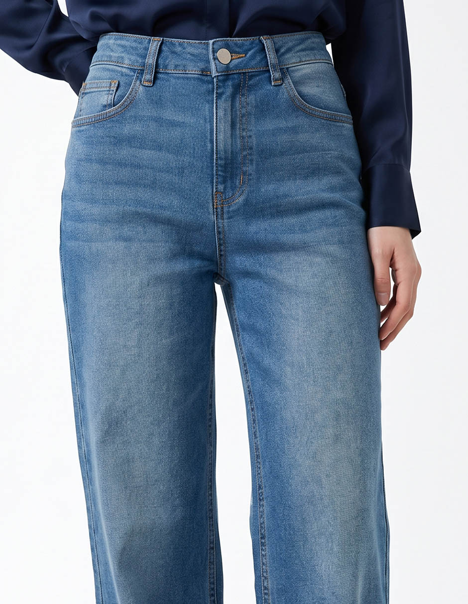 Jeans Aéropostale jogger wide leg para mujer