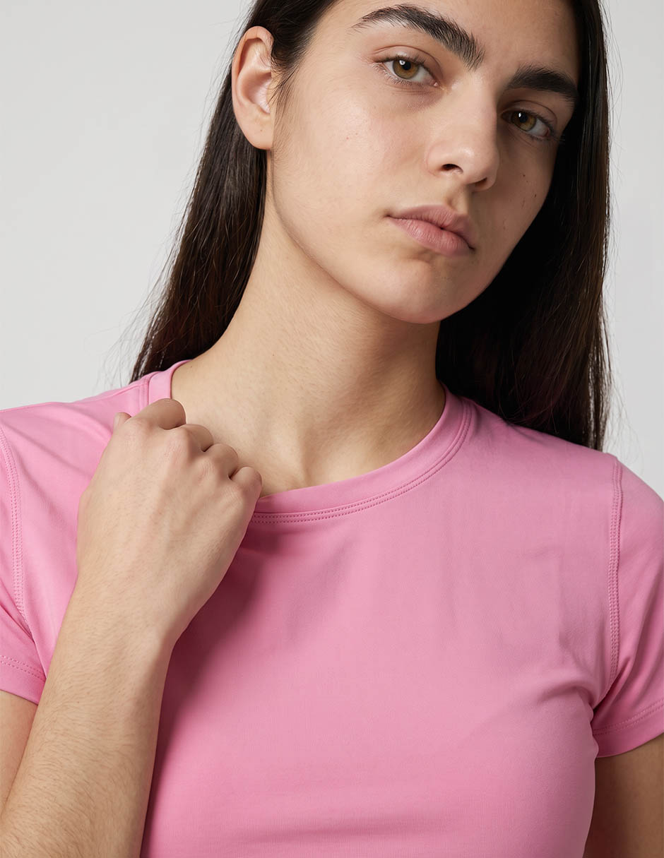 Playera manga corta Aeropostale cuello redondo para mujer 3