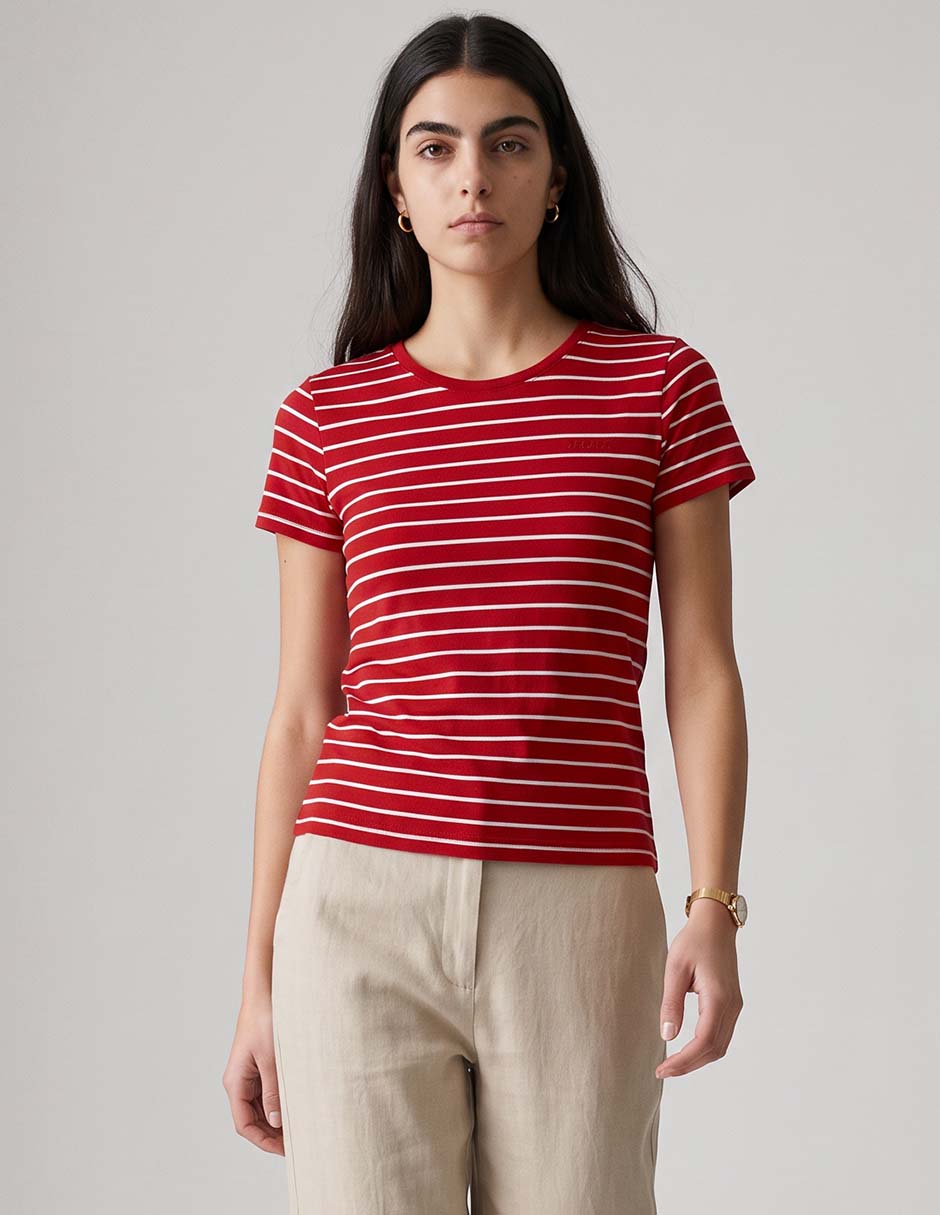 Playera manga corta aéropostale cuello redondo para mujer 1