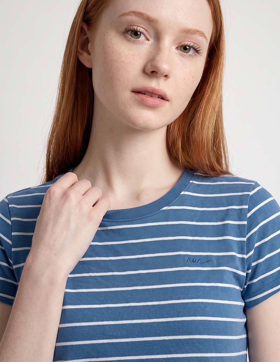 Playera manga corta aéropostale cuello redondo para mujer