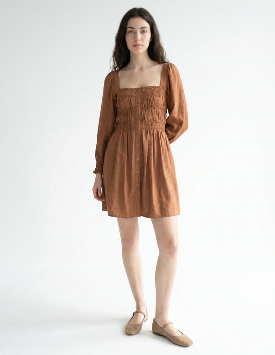 Vestido arriba rodilla para mujer 3