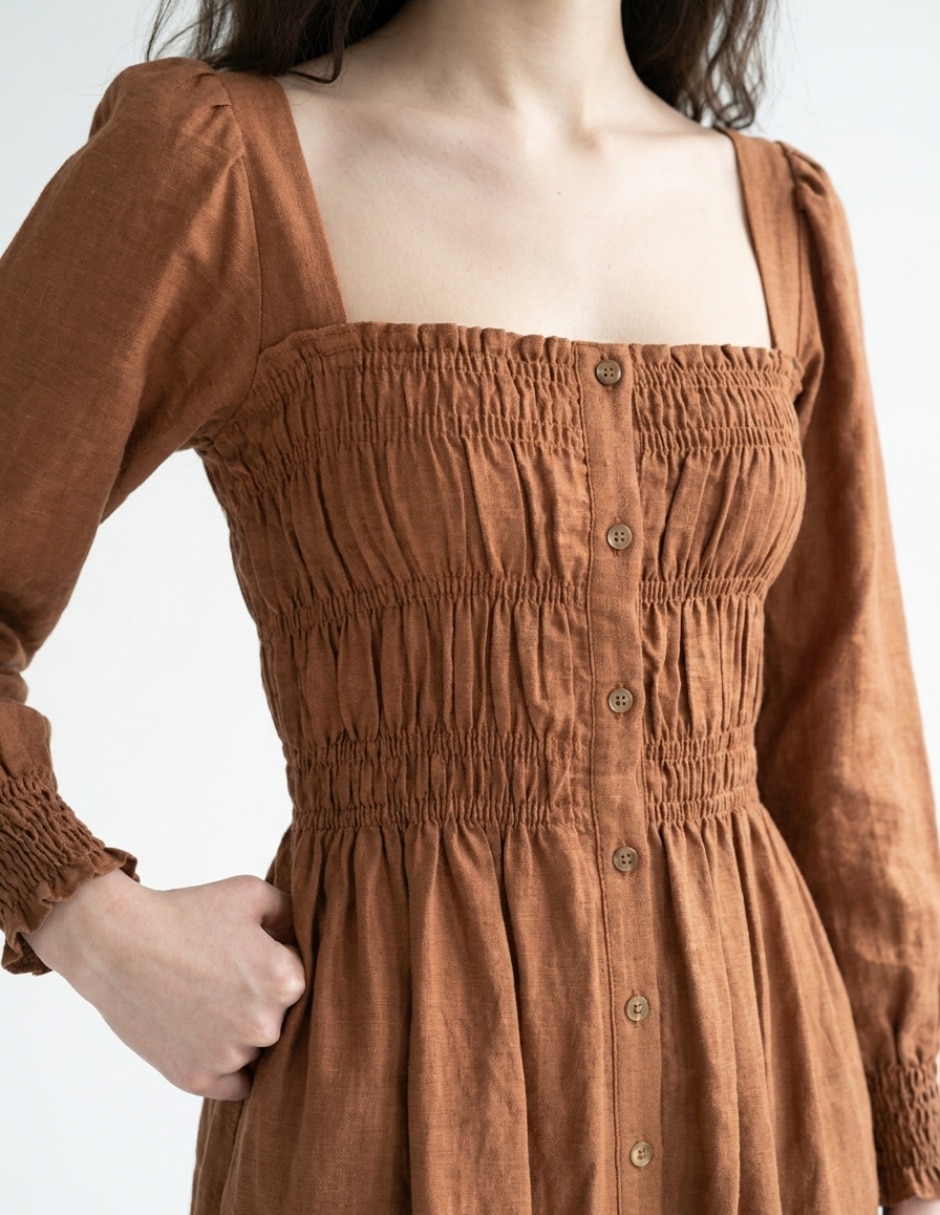 Vestido arriba rodilla para mujer 4