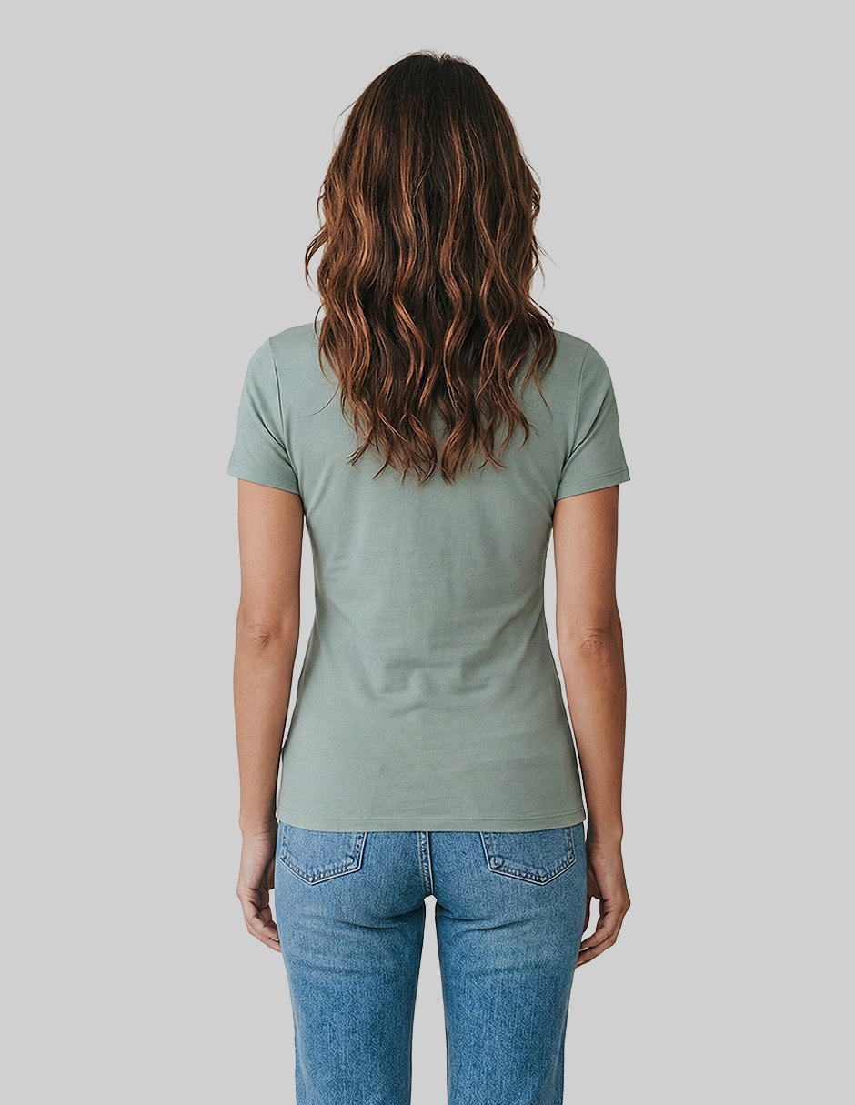 Playera manga corta Ropa cuello redondo para mujer 2
